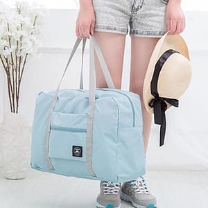 Foldable waterproof backpack with padded shoulder straps for comfortable carrying